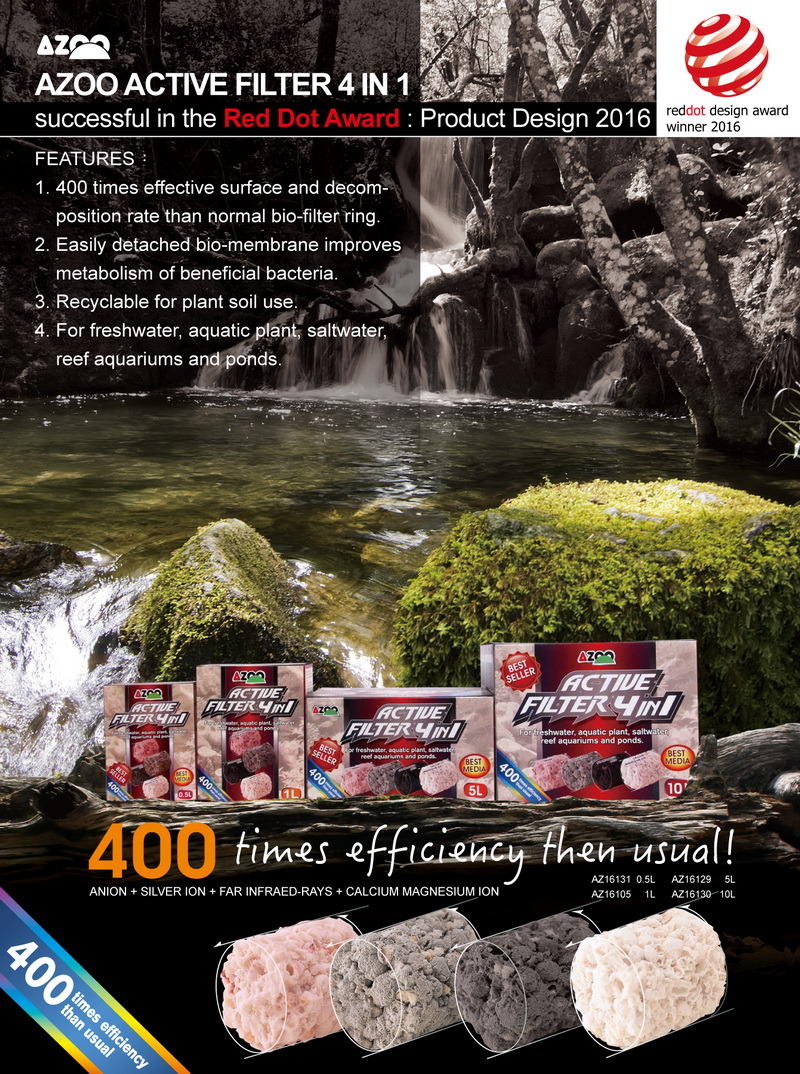 AZOO ACTIVE FILTER 4 IN 1 successful in the Red Dot Award: Product ...